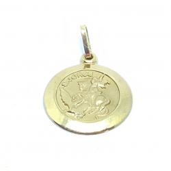 Medalha de So Jorge em ouro 18k - 2meo0006 (Produto Esgotado)