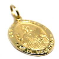 Medalha de Santa Brbara em ouro 18k - 2MEO0249
