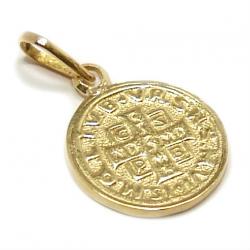 Medalha de So Bento em ouro 18k - 2meo0330